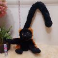 Red Ruffed Lemur Plush Soft Toy Realistic Safari Animals Stuffed Toy. 