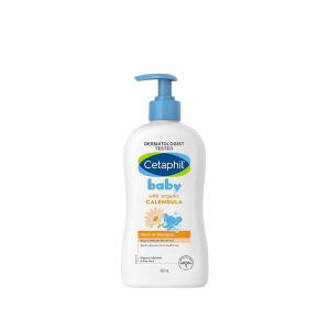 [SG In Stock] BABY Wash & Shampoo Daily Lotion with Organic Calendula Daily Lotion with Shea Butter 400ml