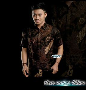 kemeja batik pria murah batik lengan panjang mewah 2024 motif siliwangi hijau baju batikkerja kantor
