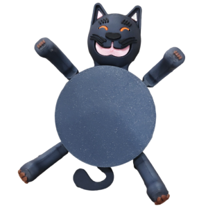 ZHUNIEDU Cute 3D Print Cat Coasters Creative Anti-scald Heat Insulation Cat Mug Holder Portable Non-slip Animal Drinks Placemat Kids Gifts