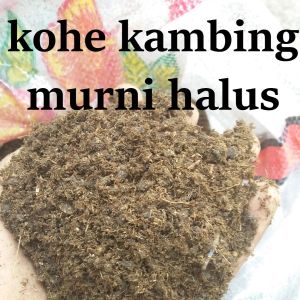 1 Karung Pupuk kandang kambing murni fermentasi halus siap pakai netto 5-6kg