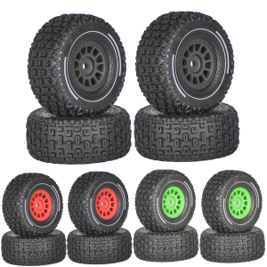 1/14 Wheel Tires Rubber Wheel Supplies for Car Toy Remote Control Crawlers Model Car Rubber Wheel Parts
