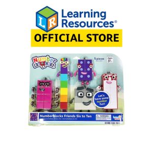 Learning Resources Numberblocks Friends Six to Ten Figure Set by hand2mind- Age 3+ Numbers Counts