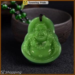 [Towering Pride] Fashion Classic Natural Chinese Agate Pendant Necklace Charm For Women Men Jewelry Carved Blessing Lucky Amulet Gifts