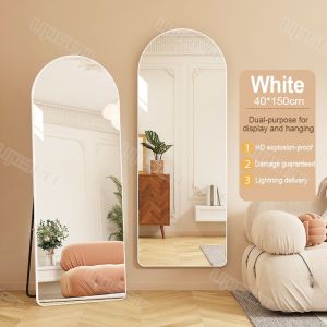 【Refund or replace】 if Broken 150/160/165cm Full body Mirror with stand vanity mirror /mirror stand/makeup mirror whole body mirrorfloor simple long mirror 全身镜