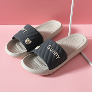 Free Shipping New Summer Sandals For Women Featuring An-Worthy Cartoon Design Cute And Suitable For Couples With A Soft Thick Sole Perfect For Indoor And Bathroom Use And With An Open-Toe Design