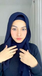 HIJAB PASHMINA PLISKET JILBAB GROSIR KERUDUNG MURAH BAHAN HYGET BAGUS MODEL TERBARU TERMURAH