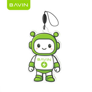 BAVIN Acrylic Transparent Robot Design Pendant Keychain Cute Accessory for Phone Bag & Key Holder