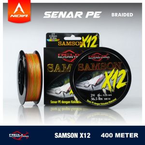 BENANG PANCING SENAR PANCING PE RELIX NUSANTARA  SAMSON X12 400M & 600M MULTICOLOR