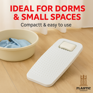 Aesthetic Design Plastic washing Board With Soap Placement
