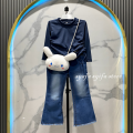 SETELAN CUTBRAY ANAK PEREMPUAN / KAOS KNIT SERUT ANAK  / CELANA CUTBRAY JEANS ANAK USIA 1-12 TAHUN. 