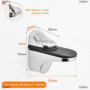 [COD] LFjAFvc Alloy Adjustable Shelf Holder Clamps Shelf Support Bracket Holder