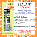 Dextone Sealant Akrilik Tambal Celah Retakan Dinding Beton Nat Keramik. 