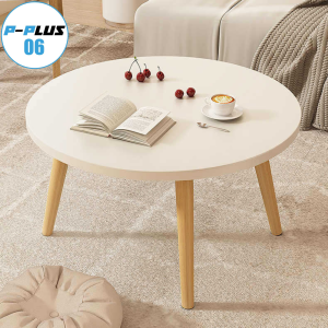 โต๊ะพับได้ทรงกลม เหมาะสำหรับการนั่งรับประทานอาหาร นั่งทำงาน/โต๊ะโน๊ตบุ๊ค อ่านหนังสือ (เส้นผ่านศูนย์กลางวงกลม 60 cm/สูง 35 cm)