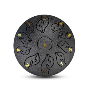 【In Stock】Handpan Tongue Drum 6 Inch 11 Tone Mini Steel Tongue Drum Yoga Meditation Percussion Musical Instrument For Beginners Adults Kids Comes With Bag Mallets And Picks