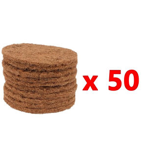 10/20/50Pcs Pigeon Nest Mat Natural Coconut Fiber Pigeon Nest Bowl Box Mat Bird Breeding Nest Pad
