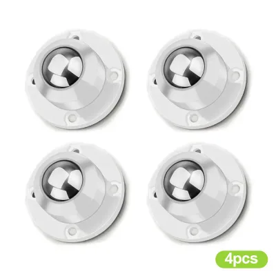 4Pcs Mute 360 Degree Adhesive Swivel Wheels Universal Wheel Furniture Casters Base Roller Furniture