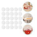 100 PIECES Disposable Plastic Film Bowl Cover Elastic Food Dust Plastic Wrap Cover Food Wrap Food Cover. 