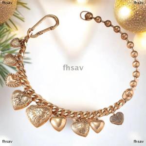 [COD] fhsav Fashion Punk Metal Heart Pendant Necklaces For Women Vintage Choker Chain Luxury Party Jewelry Gifts