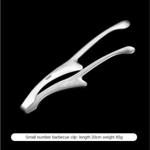 Stainless Steel Barbecue BBQ Tongs Food Clip Kitchen Bread Salad Baking Kitchen Utensils
