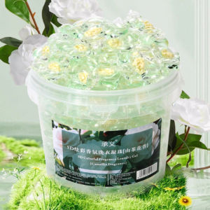 (200pcs) Laundry Beads 5-In-1 Camellia Laundry Capsule Soft Long Lasting Fragrance Laundry Bead洗衣凝珠