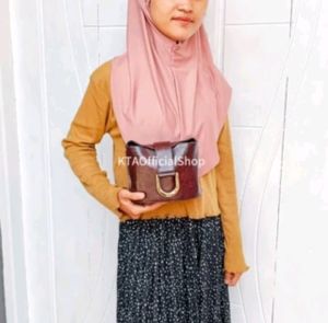 Anora Aksara Tas Selempang Mini Wanita / Sling Bag Cewek Kecil Lucu Muat handpone