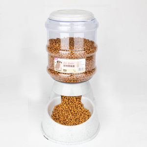 3.8L Pet Automatic Feeder Large Capacity Dog Cat Food Dispenser Water Bowl Anti Spill Design Bekas Makanan Air