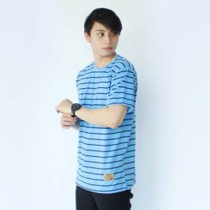 liso wear - Kaos Distro Pria Motif Garis | Baju Kaos Salur Pria Dewasa Casual