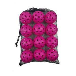 LUXELU 40 Holes Pickleball Plastic 74MM Competition Pickleball Professional Durable Sports Ball Tournament