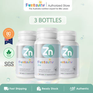 Pentavite Zinc 30 Vitamin Tablets 锌片（30片）// Skin Oil Control Reduce Redness Acne-Prone Skin