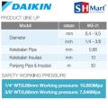 PIPA AC DAIKIN HAIKE 1/4 3/8 0,66mm ( UNTUK AC 1/2 PK -1 PK) PER METER ORIGINAL DAIKIN. 