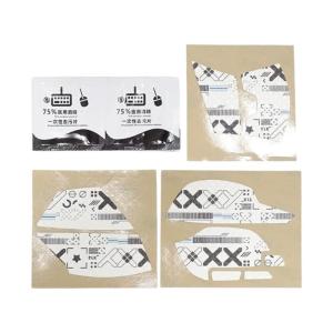 Mouse Side Grips Sweat Resistant Pad Anti Sweat Paste Grip Tape Replacement for Basilisk V3X Gaming Mouse Accessories