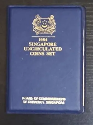 1984 singapore uncirculated coin set brand new