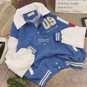 Áo Khoác Bomber Nhung Tăm Cổ Bẻ Form Rộng Cực Xịn Hot  - NHÂN MÃ CLOTHER