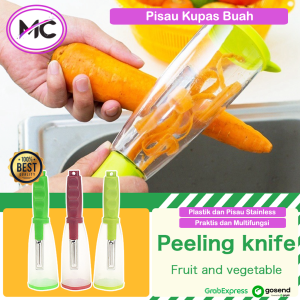 Alat Pengupas Kulit Buah Dan Sayuran Dengan Tabung Fruit Peeler Kupas Praktis Multifungsi