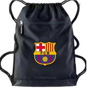 tas serut ransel olahraga selempang pria waterproof - tas serut logo Barcelona - Liga Spanyol - Tas sepatu Barcelona