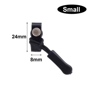 WH 2/3/6/10Pcs Instant Zip Lock Repair Kit - 3 Sizes Screw Zip Lock Head - Universal Durable Convenient - Sliding Teeth Zip Lock Puller - For Backbags Jackets Pants / Hot