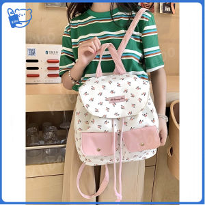 Sederhana Manis Tas Ins Kanvas Bunga Tas Berkapasitas Besar korea  Fashion Kuliah Tas Besar Tas