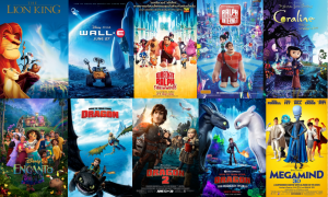 Flash Drive 64 Gb Animation Vol.5 The Lion King_Wall-E_How to train your dragon ภาพ Full HD และ 4K