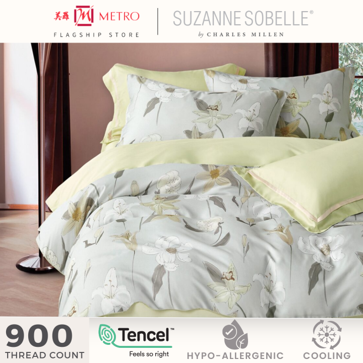 Suzanne Sobelle® by Charles Millen 900TC 100% TENCEL™ Fitted Sheet Set ...
