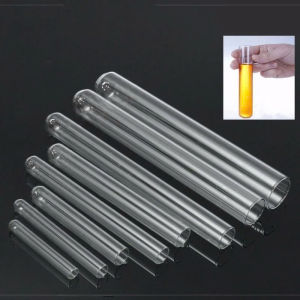 COMBO 10 CÁI Ống nghiệm thủy tinh trơn không nắp không vành