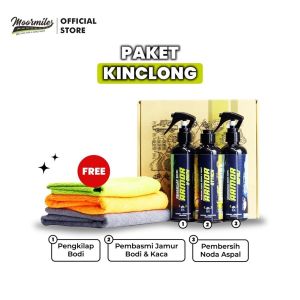 PAKET KINCLONG BY MOORMILES | XRAINY ATTACK ASPALT | PEMBERSIH JAMUR KARAT PENGKILAP MOBIL DAN PEMBERSIH ASPAL