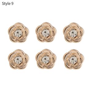 GTRBFDS 6PCS Sewing Accessories No Sewing Anti-exhaust Seamless buttons Coat Button Adjustable Detachable