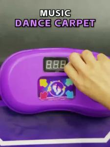 90x90cm Kids Electronic Dance Mat Dancing Blanket with Light&Bluetooth Kids Floor Music Blanket Educational Toys Xmas Gifts
