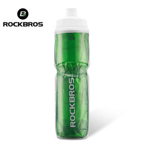 ROCKBROS Insulated Bike Bottle 670ML Ultralight MTB Road Bike Water Bottle Keep Cold Drinking Outdoor Sports Bottle