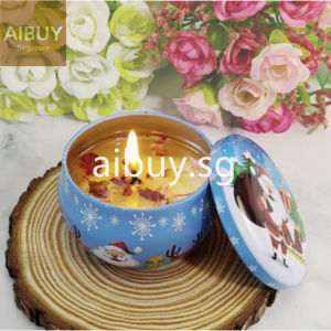 🇸🇬🔥SG STOCK🔥Tin Can Handmade Fragrance Candles Natural Soy Wax Scented Candle for Living Room Bedroom Home Decoration