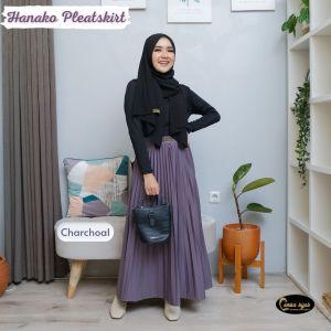 ROK PLISKET EMKAHIJAB HANAKO PLEATS SKIRT DEWASA HYGET PREMIUM