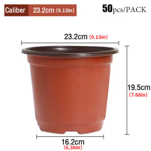 Two-color flower pot planting seedling nutrient bowl flower base nursery thickening two-color seedling pot100、50 pcs/pack