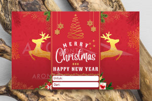 [TERMURAH] Kartu Ucapan Natal - Merry Christmas - Selamat Natal - Kartu Natal - Christmas Card - Kartu Ucapan Xmas - Greeting Card Natal