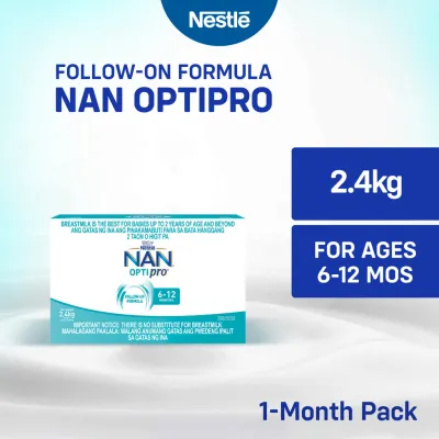 NAN OPTIPRO Two Follow-on Formula Milk Powder for 6-12 Months Old 2.4kg